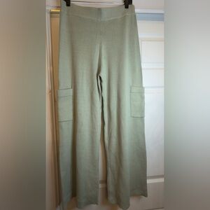 Sincerely Jules Light Green Wide-Leg Pants